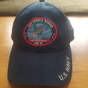 USS Ronald Reagan Aircraft Carrier Commemorative Baseball Cap/Hat